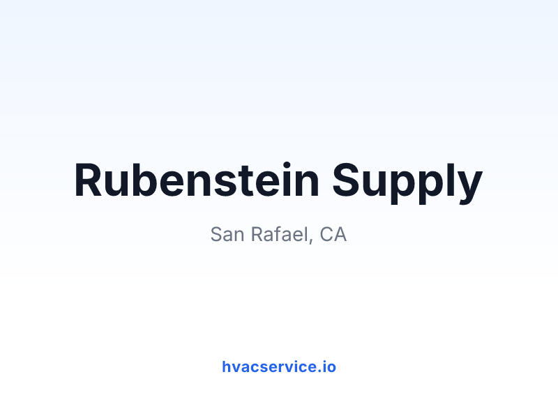 Rubenstein Supply