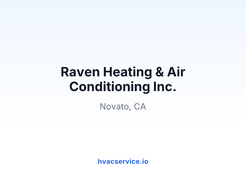 Raven Heating & Air Conditioning Inc.