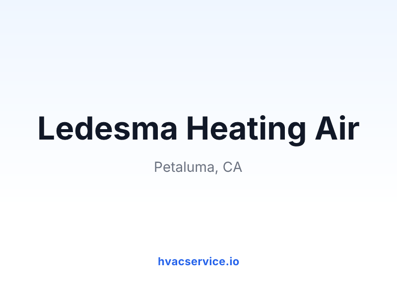 Ledesma Heating Air