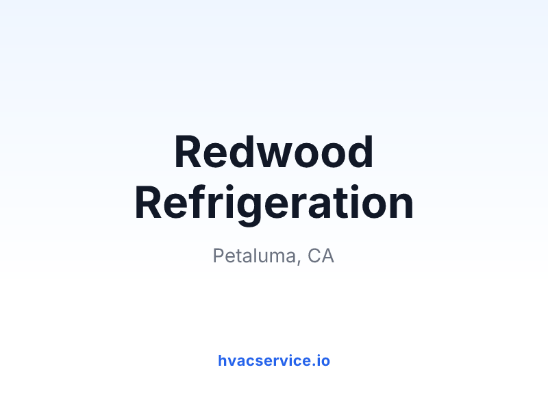 Redwood Refrigeration
