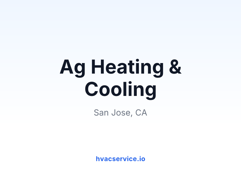 Ag Heating & Cooling