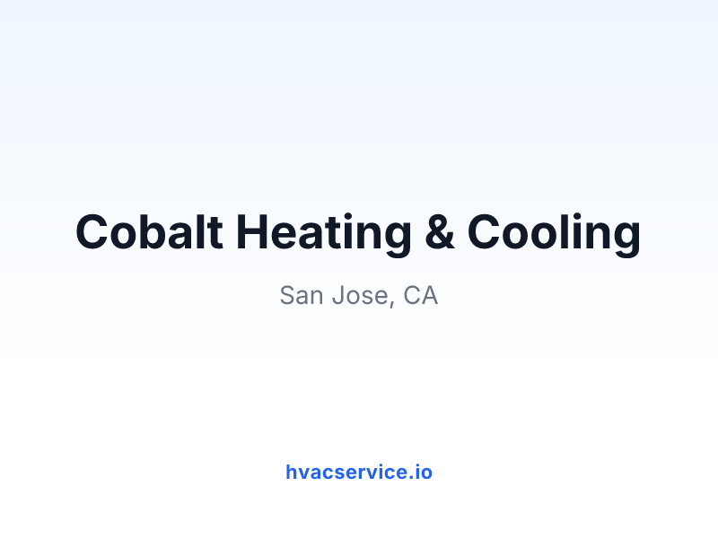 Cobalt Heating & Cooling
