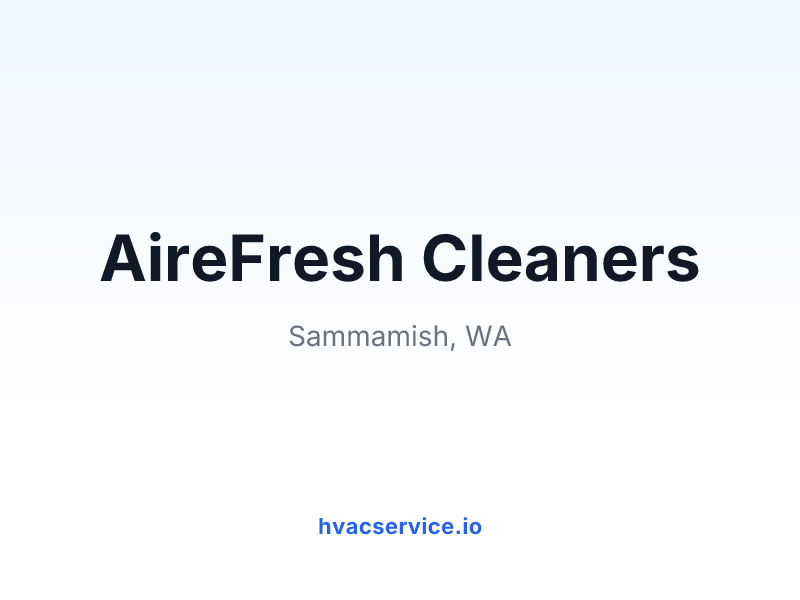 AireFresh Cleaners