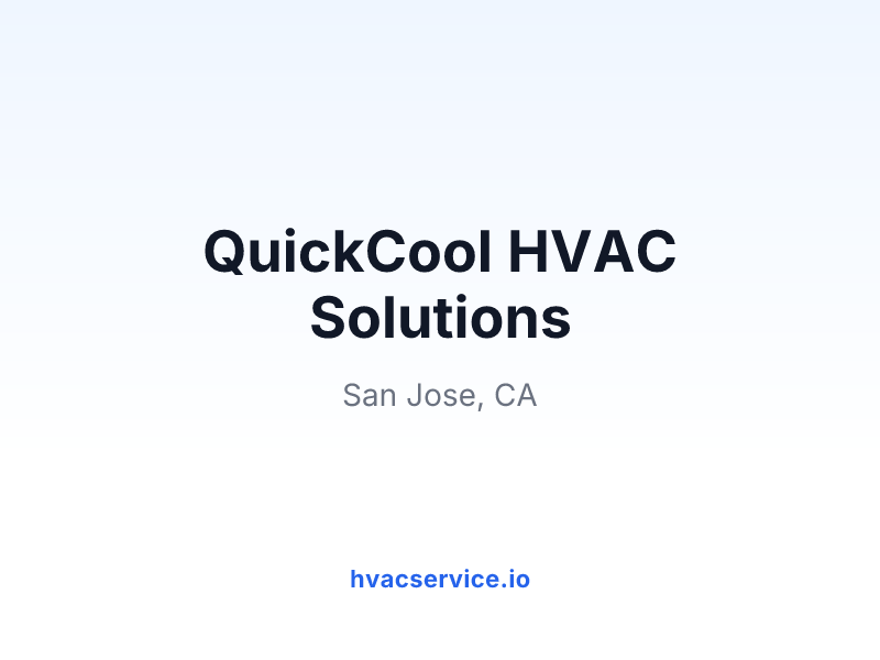 QuickCool HVAC Solutions
