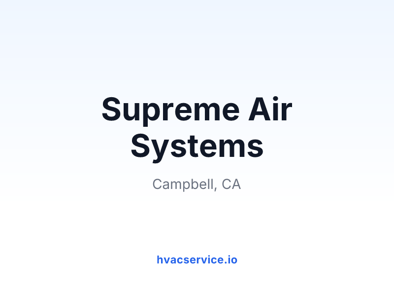 Supreme Air Systems