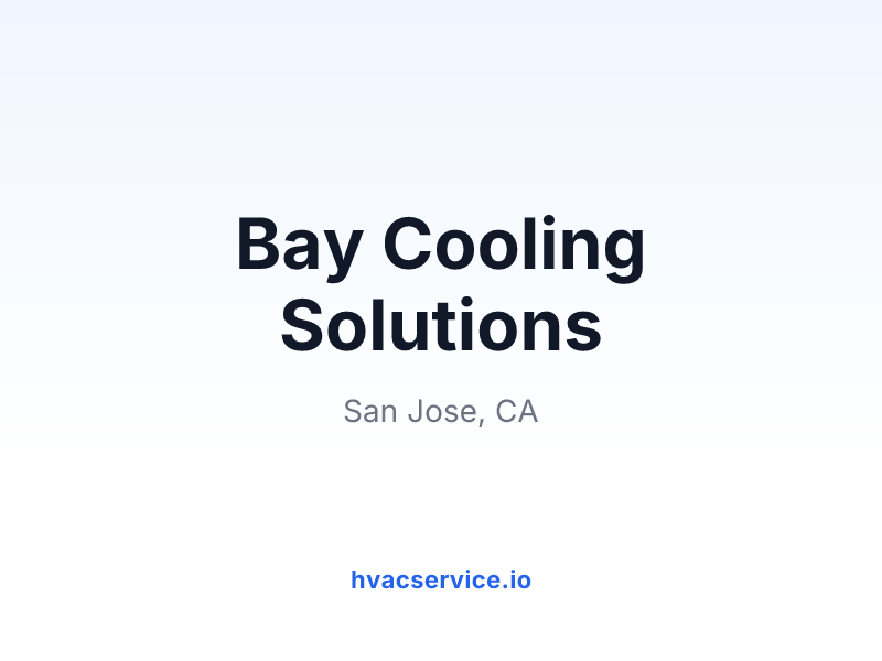 Bay Cooling Solutions