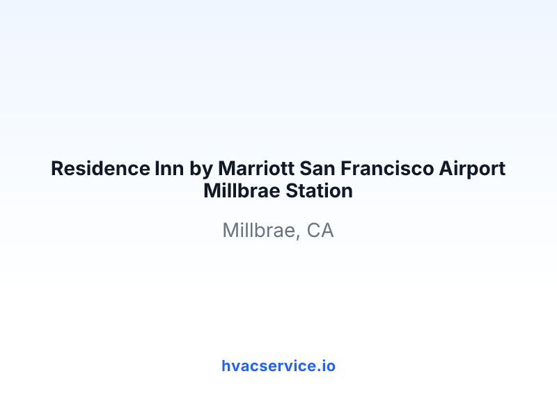 Residence Inn by Marriott San Francisco Airport Millbrae Station