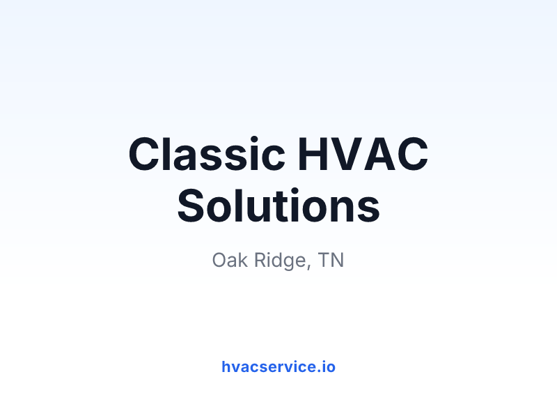 Classic HVAC Solutions