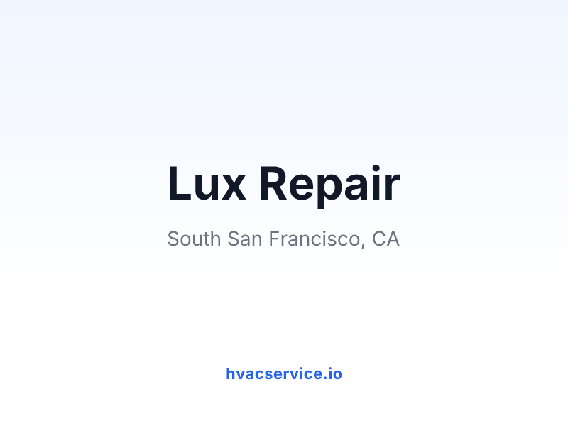 Lux Repair