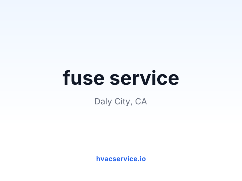 fuse service