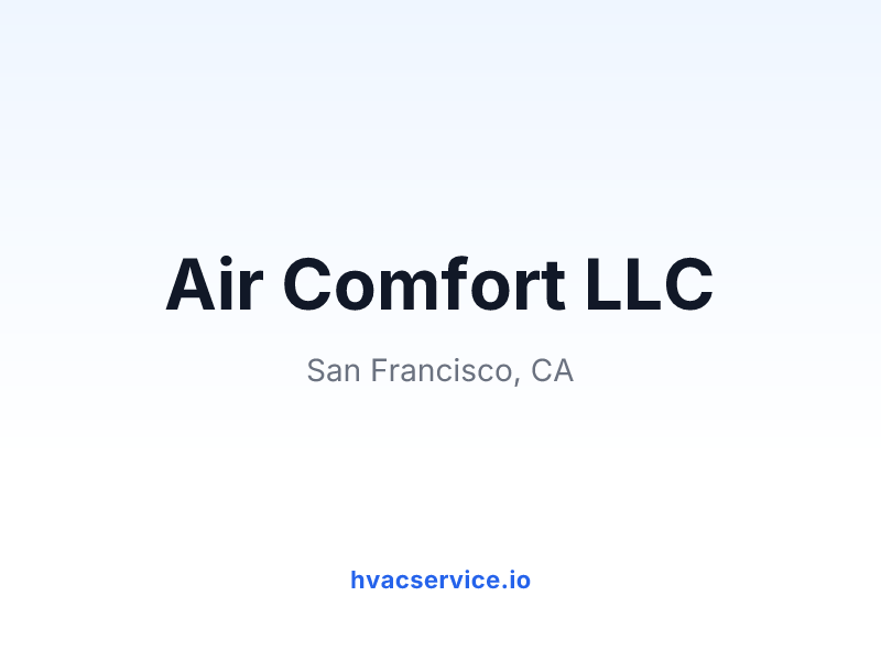 Air Comfort LLC