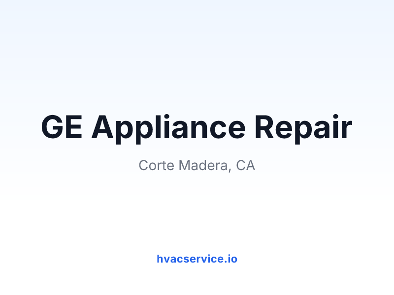 GE Appliance Repair