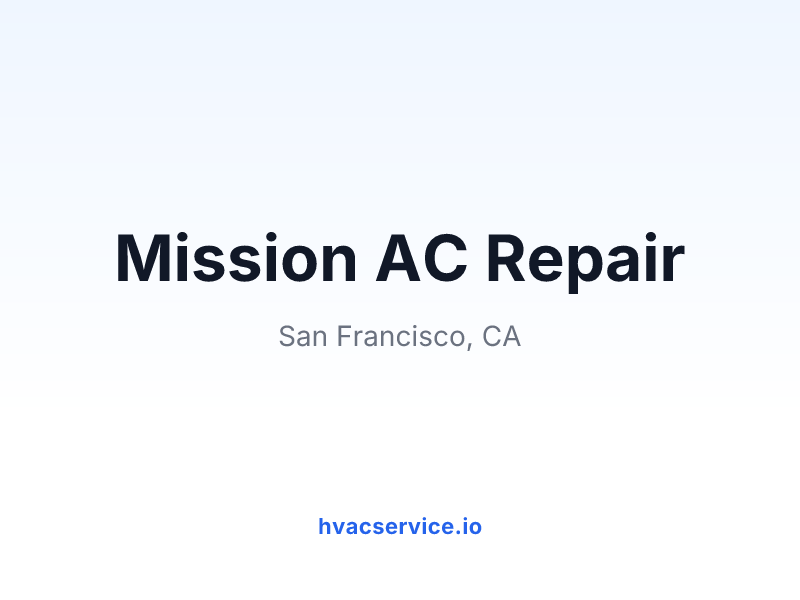 Mission AC Repair
