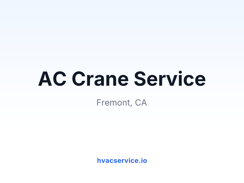 AC Crane Service