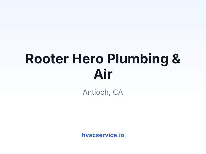 Rooter Hero Plumbing & Air