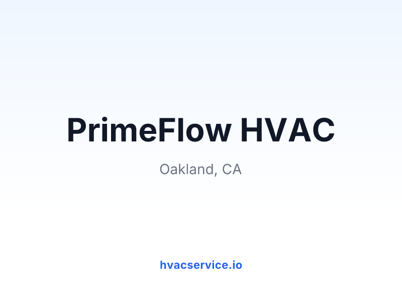 PrimeFlow HVAC