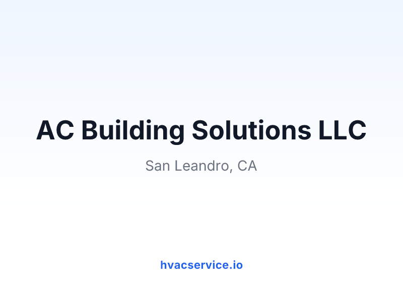 AC Building Solutions LLC