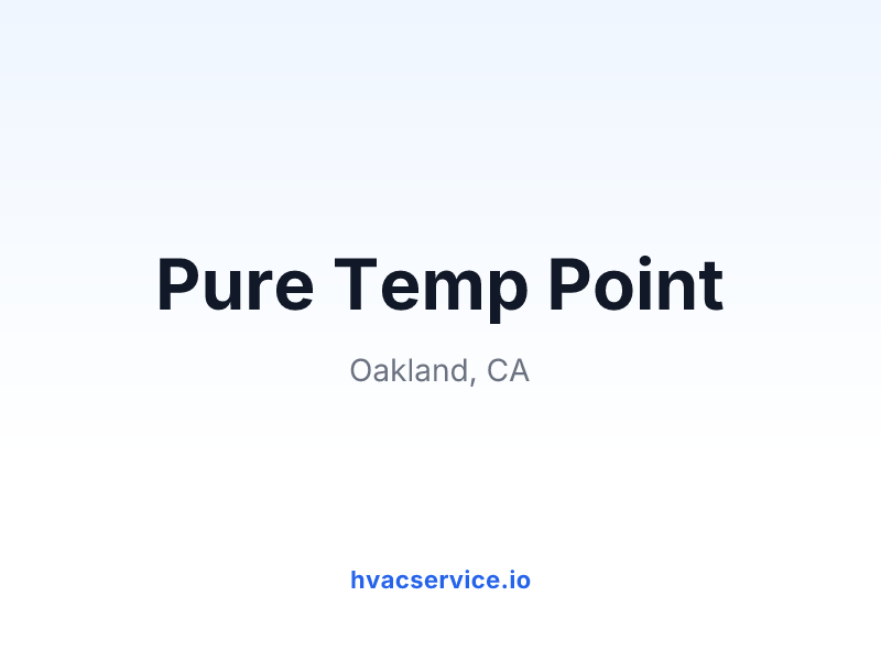 Pure Temp Point