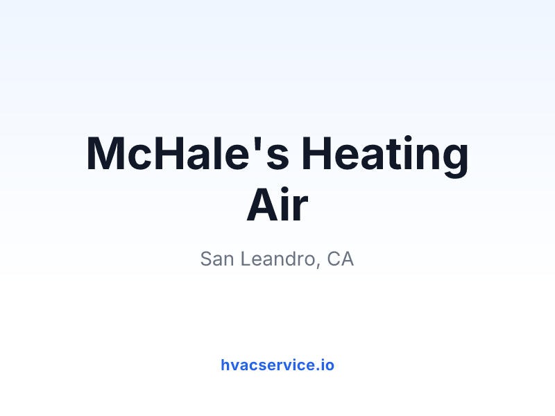 McHale's Heating Air