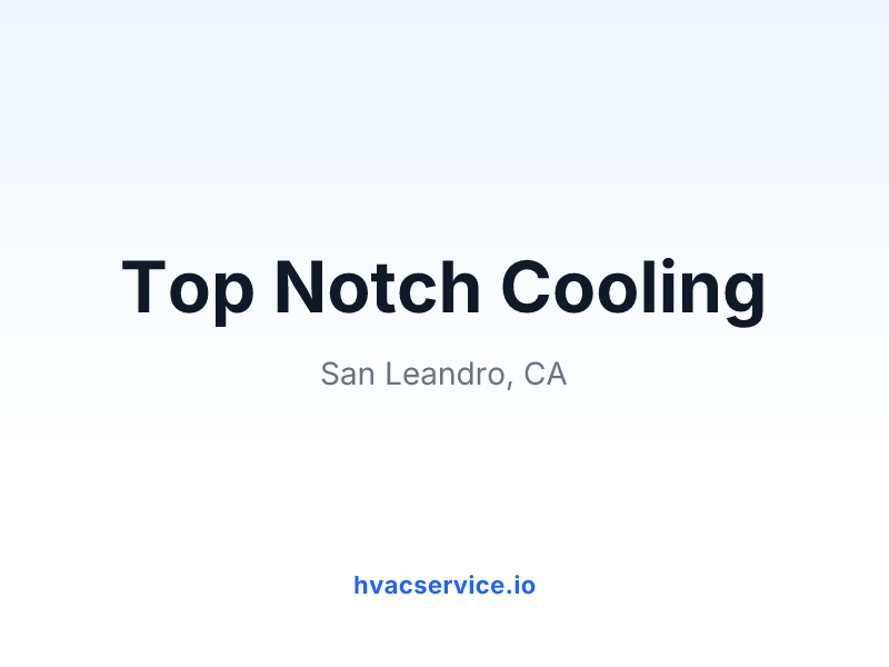 Top Notch Cooling
