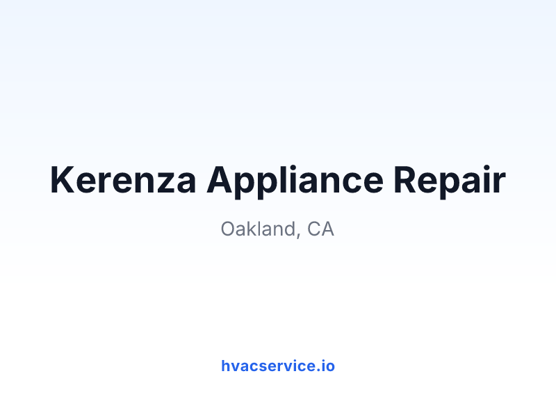 Kerenza Appliance Repair