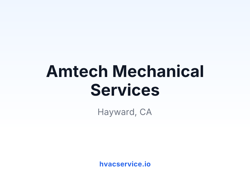 Amtech Mechanical Services