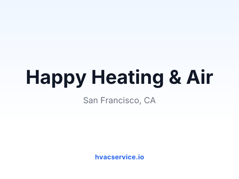 Happy Heating & Air
