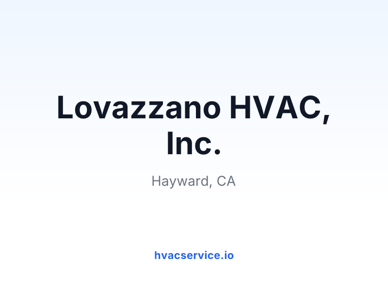 Lovazzano HVAC, Inc.