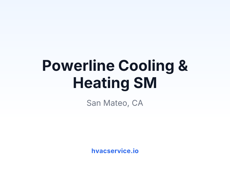 Powerline Cooling & Heating SM