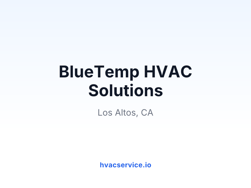 BlueTemp HVAC Solutions