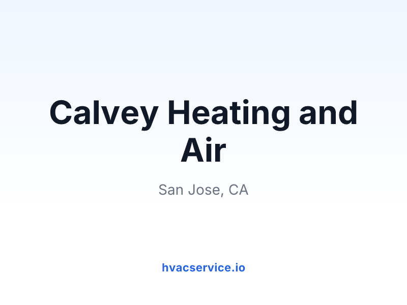 Calvey Heating and Air