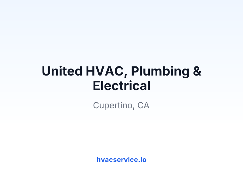 United HVAC, Plumbing & Electrical