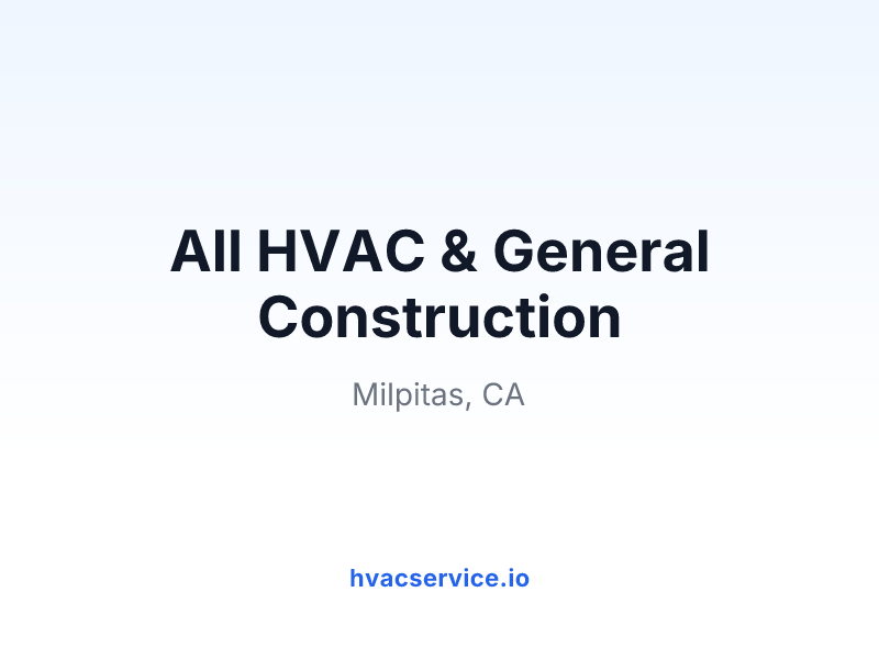 All HVAC & General Construction