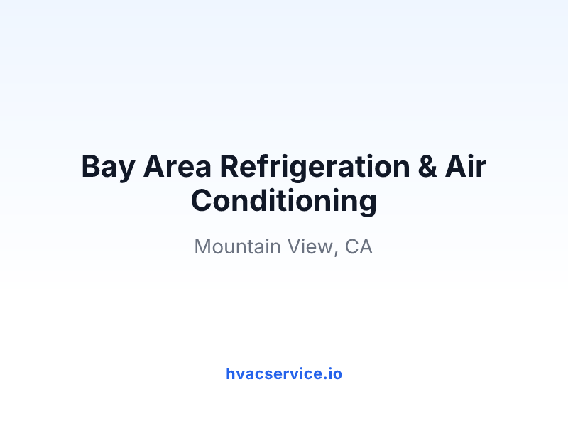 Bay Area Refrigeration & Air Conditioning