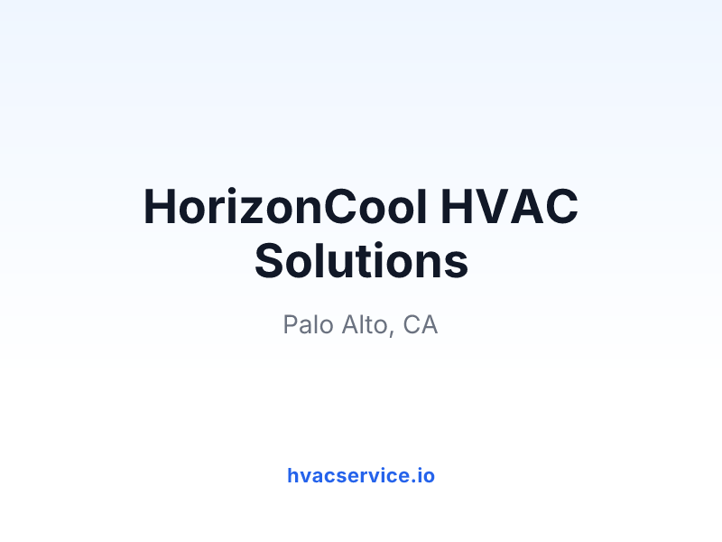 HorizonCool HVAC Solutions