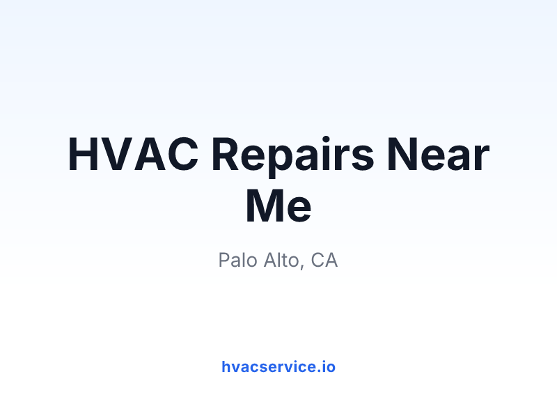 HVAC Repairs Near Me