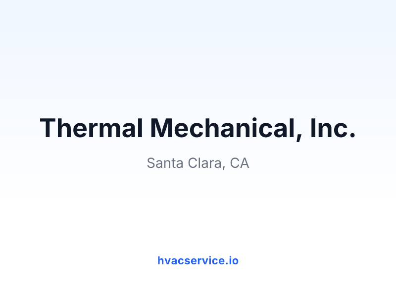 Thermal Mechanical, Inc.