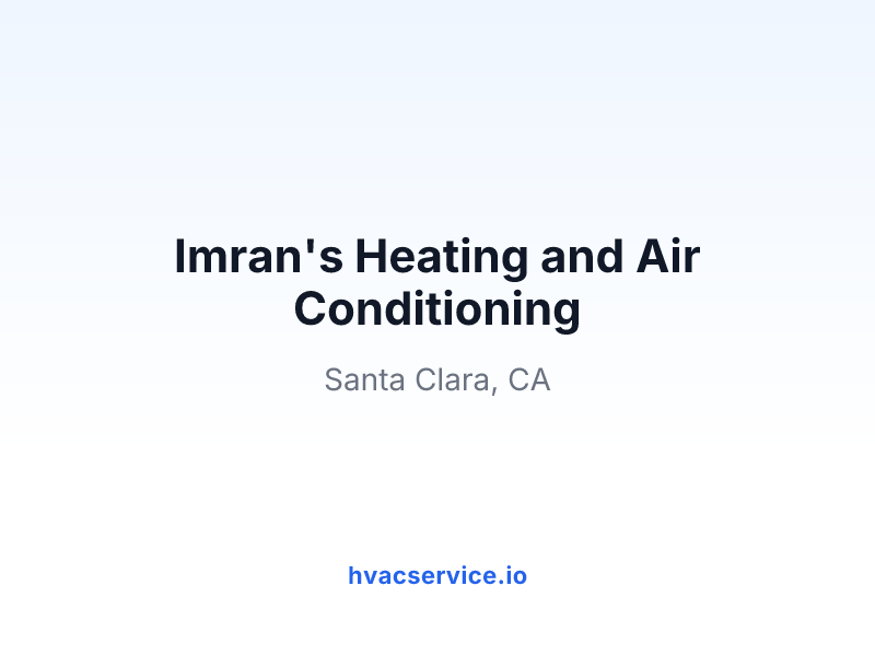 Imran's Heating and Air Conditioning