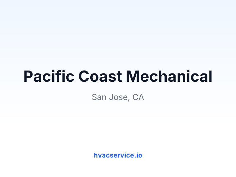 Pacific Coast Mechanical