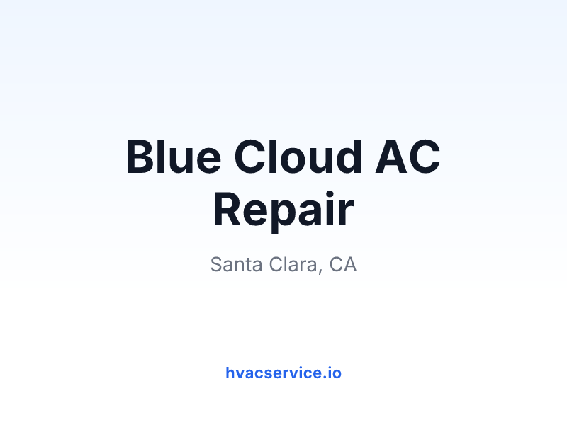 Blue Cloud AC Repair