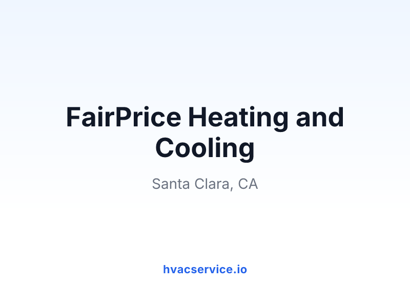 FairPrice Heating and Cooling