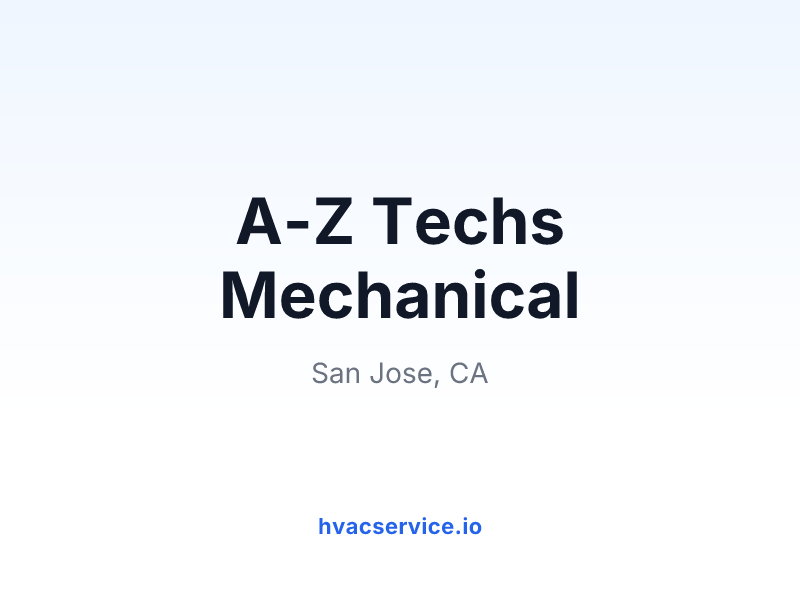 A-Z Techs Mechanical