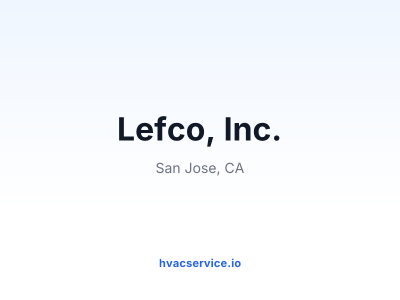 Lefco, Inc.