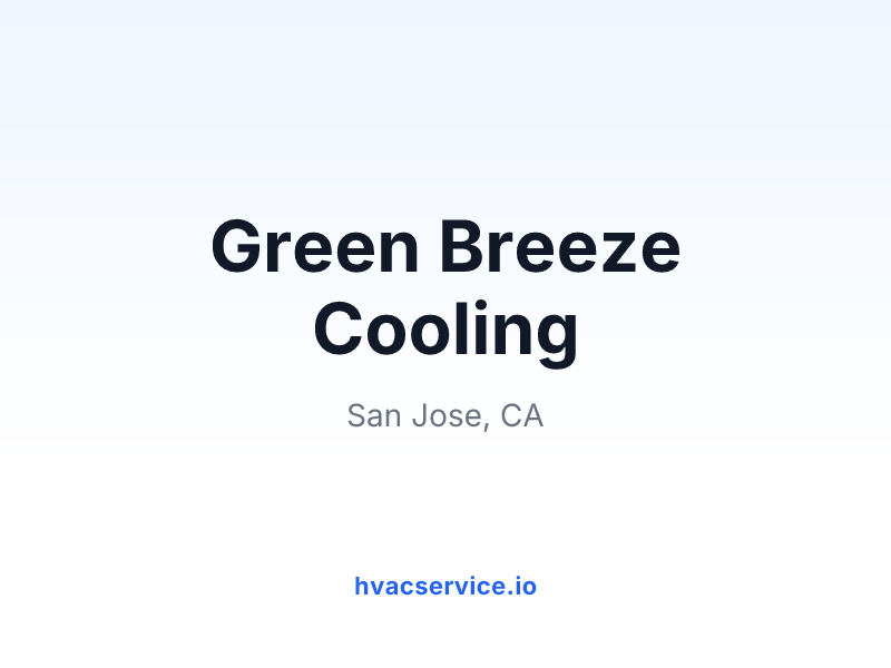 Green Breeze Cooling