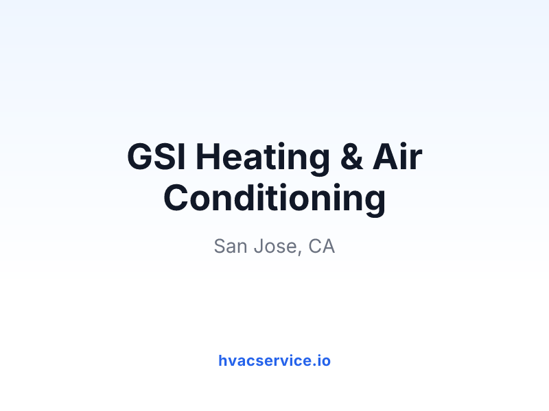 GSI Heating & Air Conditioning