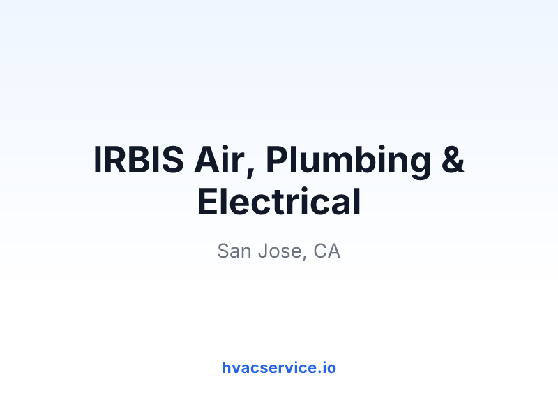 IRBIS Air, Plumbing & Electrical