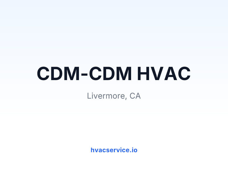 CDM-CDM HVAC