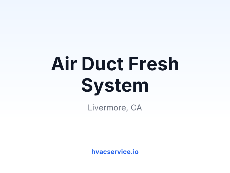 Air Duct Fresh System
