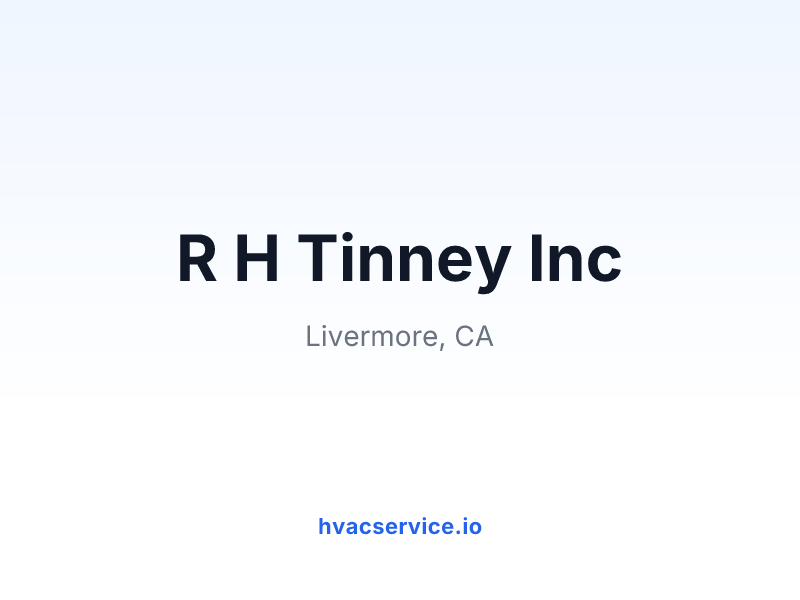 R H Tinney Inc