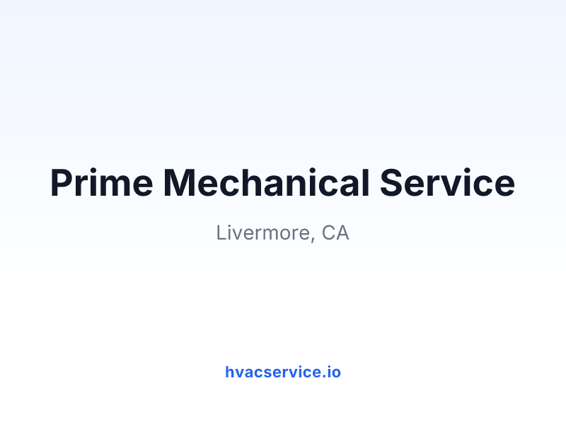 Prime Mechanical Service
